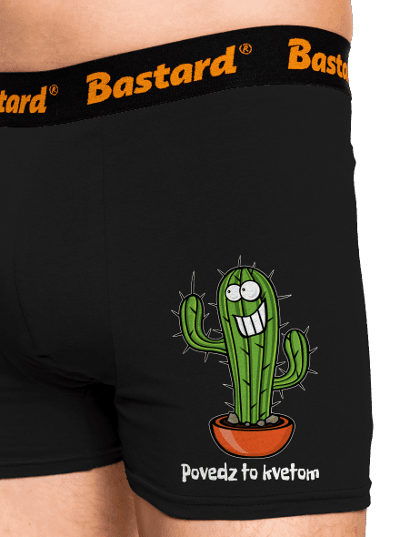 Povedz to kvetom boxerky Black