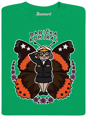 Babička admirál pánske tričko Kelly Green