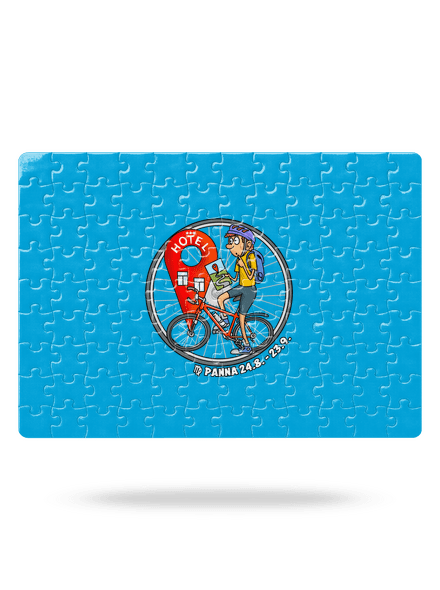 Cyklistický horoskop: Panna puzzle White