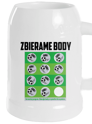 Zbierame body - futbal polliter White