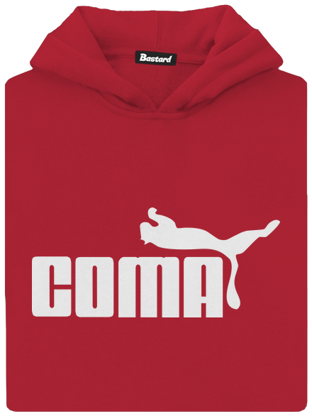 Coma detská mikina klokanka Fire Red