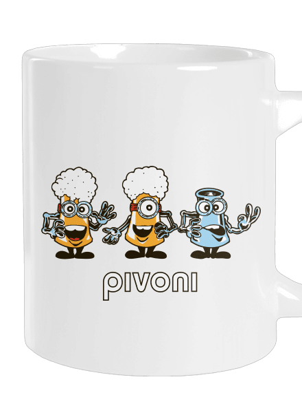 Pivoni veľký hrnček White
