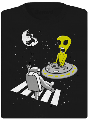 Vesmírny prechod dámske športové tričko Black