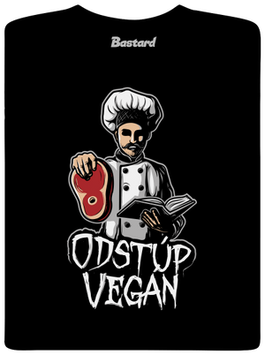 Odstup vegane detské tričko Black