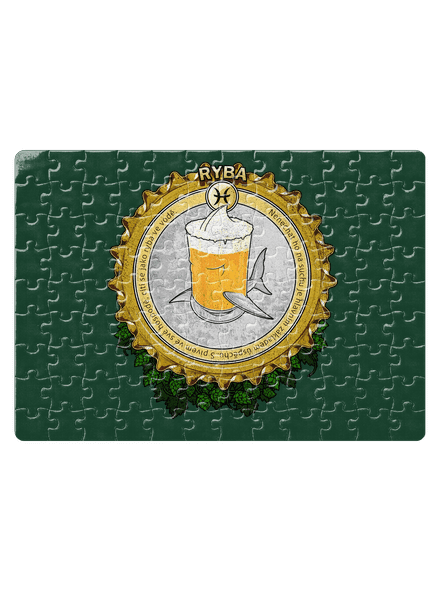 Pivný horoskop: Ryba puzzle White