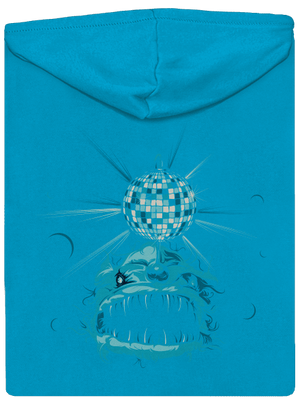 Morský discočert dámska mikina na zips Blue Atol