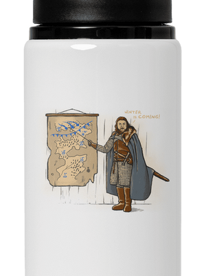 Winter flaša na vodu White