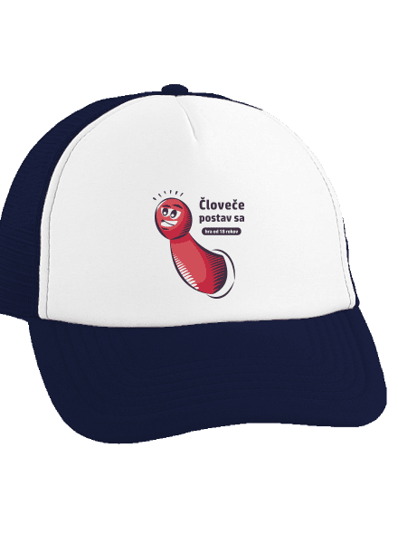 Človeče postav sa šiltovka truckerka French Navy cap