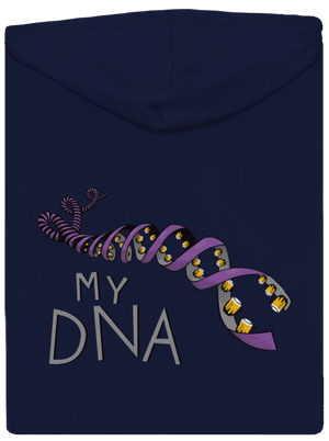 My DNA pánska mikina na zips Navy