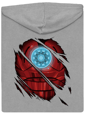 Ironman pánska mikina na zips Light Melange