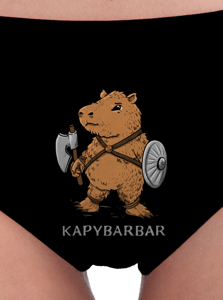 Kapybarbar dámske nohavičky Black
