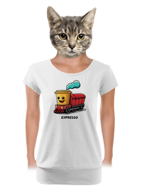 dámske tričko s lemom