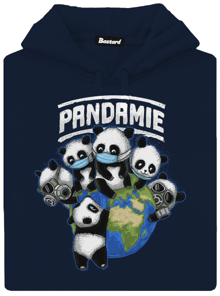 Pandamie pánska mikina klokanka Navy
