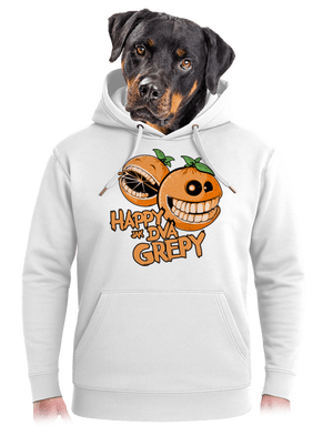 Happy grepy unisex mikina premium Snowwhite