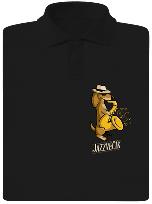 Jazzvečík pánska polokošeľa Black