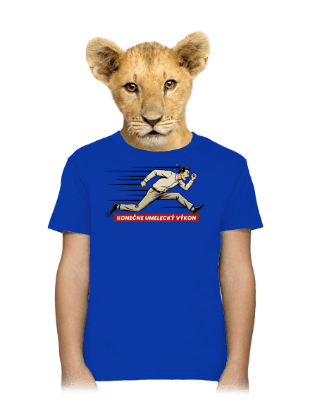 Umelecký výkon detské tričko Royal Blue