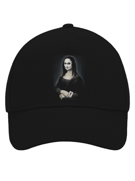 Mona Joker Lisa šiltovka baseballka Black