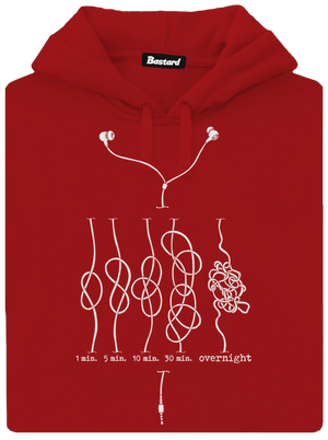 Škola uzlovania dámska mikina klokanka Red Mal