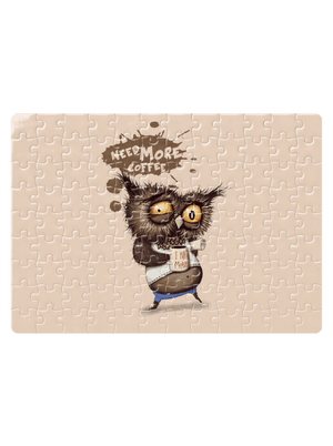 Need more coffee puzzle White