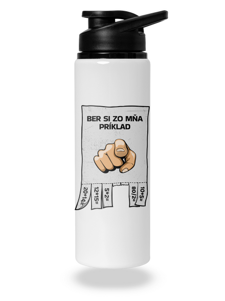 Ber si zo mňa príklad flaša na vodu White