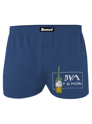 Dva v jednom pánske trenky Blue