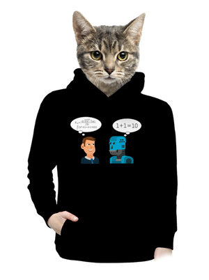 dámska mikina klokanka