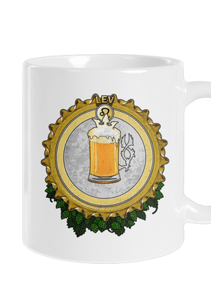 Pivný horoskop: Lev klasický hrnček White