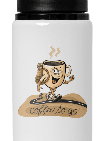Coffee to go flaša na vodu White