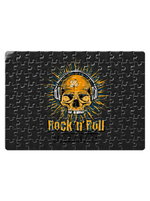Rock'n'Roll forever puzzle White