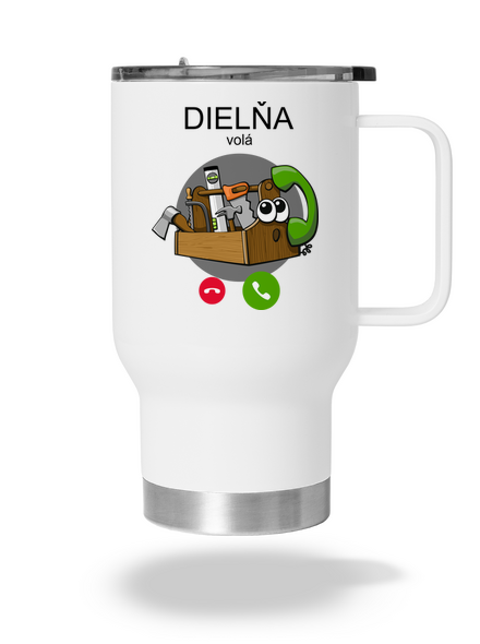 Dielňa volá termohrnček White