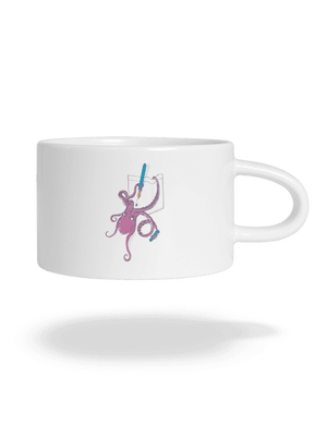 Jednoducho miluje atrament hrnček makronka White