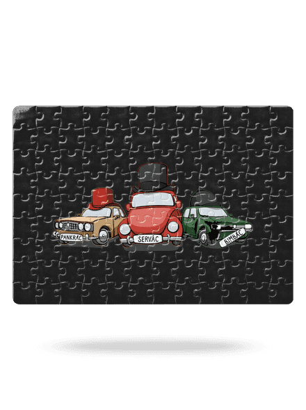 Traja veteráni puzzle White
