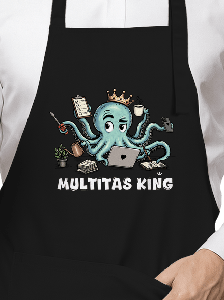 Multitas king zástera Black