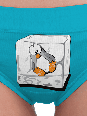 Tučniak dámske nohavičky Turquoise