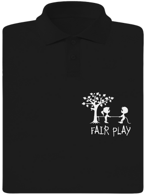 Fair play pánska polokošeľa Black