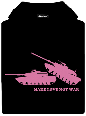 Tanky pánska mikina klokanka Black