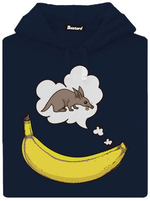 Samica hrabáča pánska mikina klokanka Navy