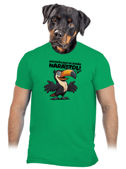 Ako mi zobák narástol pánske tričko Kelly Green