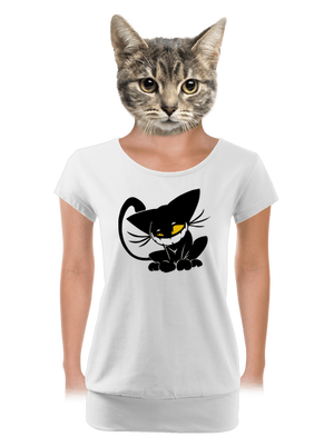 dámske tričko s lemom