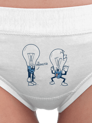 Prdlá dámske nohavičky White