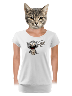 dámske tričko s lemom