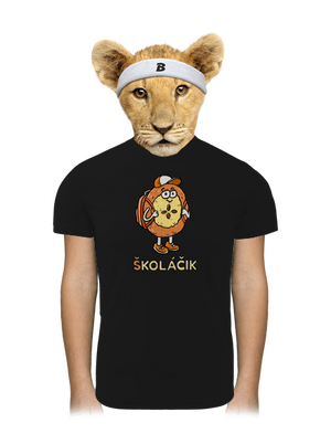 Školáčik detské športové tričko Black