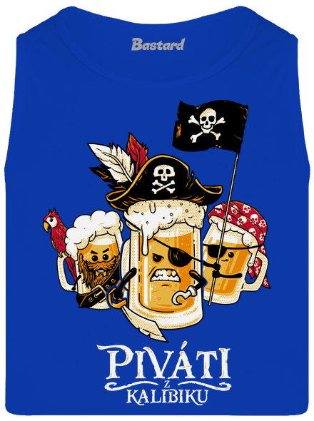 Piváti z Karibiku pánske tielko Royal Blue