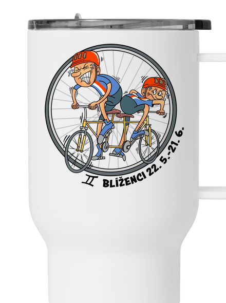 Cyklistický horoskop: Blíženci termohrnček White