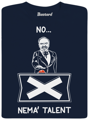 Cimrman: Nemá talent pánske tričko Navy