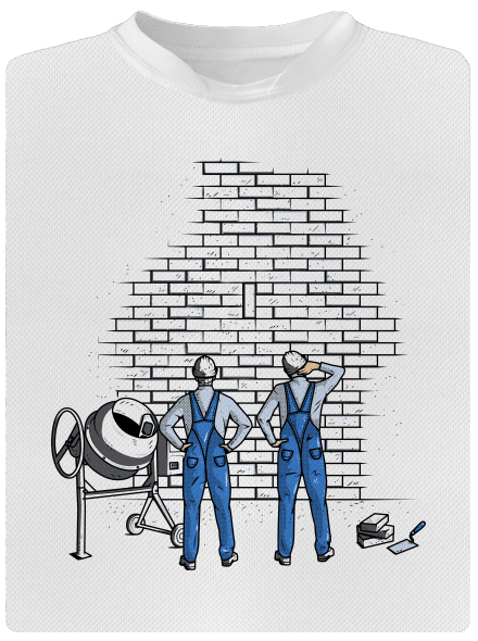 Murári detské športové tričko White