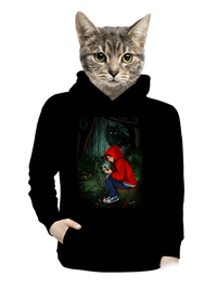 dámska mikina klokanka