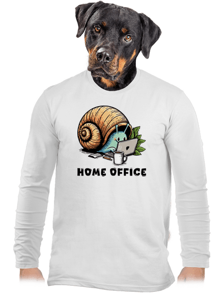 Slimákov home office pánske dlhý rukáv White
