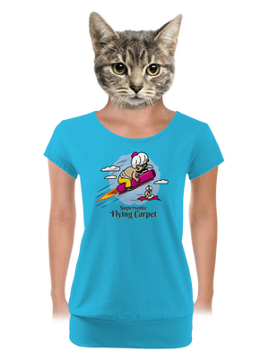 dámske tričko s lemom