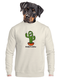 unisex mikina bez kapucne